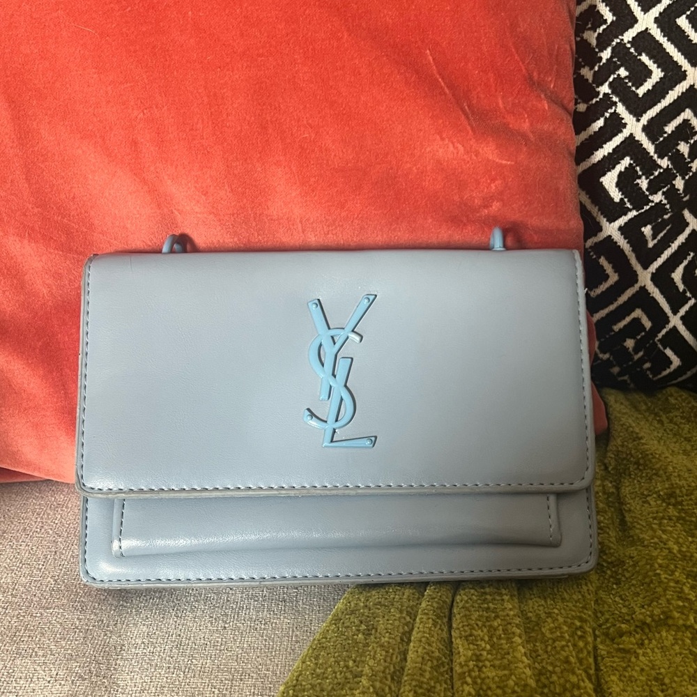 Baby Blue Boutique Fashion Crossbody Purse